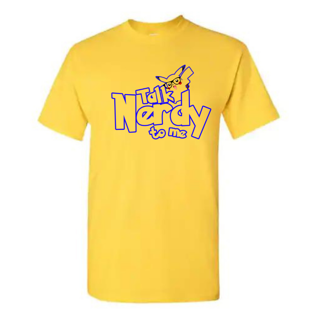 Talk Nerdy To Me Pikachu Parody Shirt