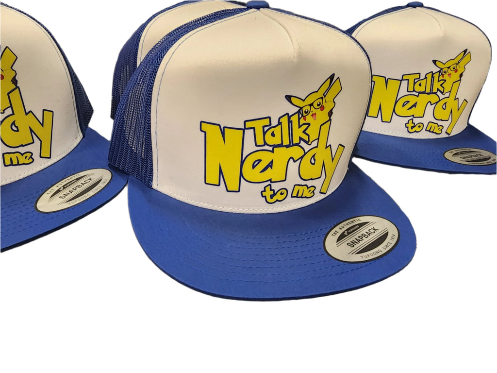 Pikachu Talk Nerdy To Me Trucker Hat