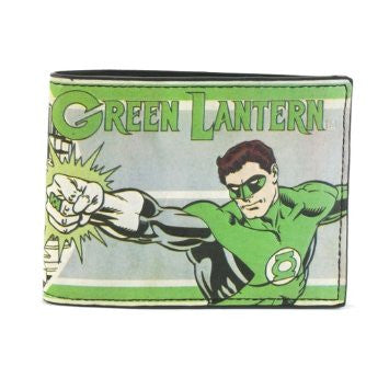 Green Lantern Vintage Bi-Fold Leather Wallet