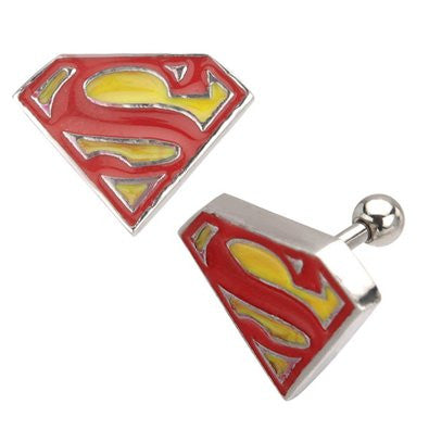 DC Comics Superman S Logo Stud Earrings