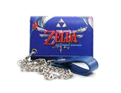Nintendo Legend of Zelda Skyward Sword W/ Chain Wallet