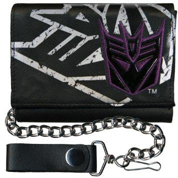 Transformers- Decepticon Leather Wallet w/ Chain
