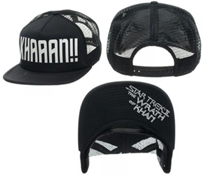 Star Trek Khaaan!! Black Trucker Hat