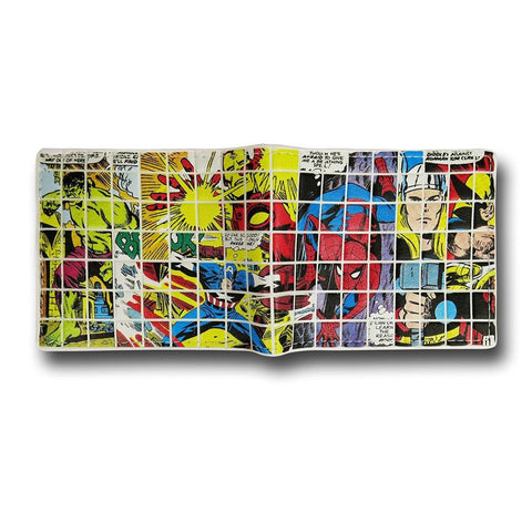Marvel Grid Collage Bi-fold Wallet