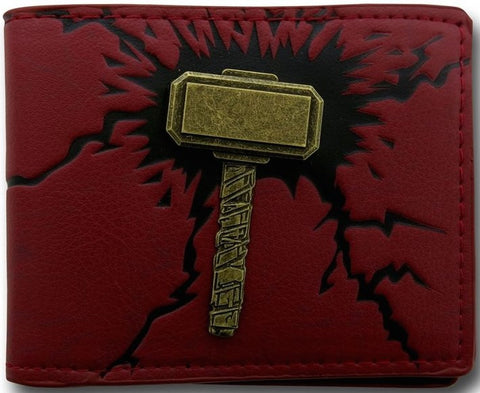 Thor Raised Mjolnir Bi-Fold Wallet