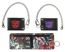 Transformers Decepticon Autobot Log Leather Chained Wallet